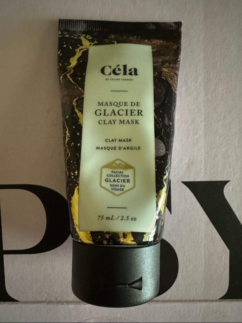 Céla Glacier Clay Mask – Mint Green & Black Tube